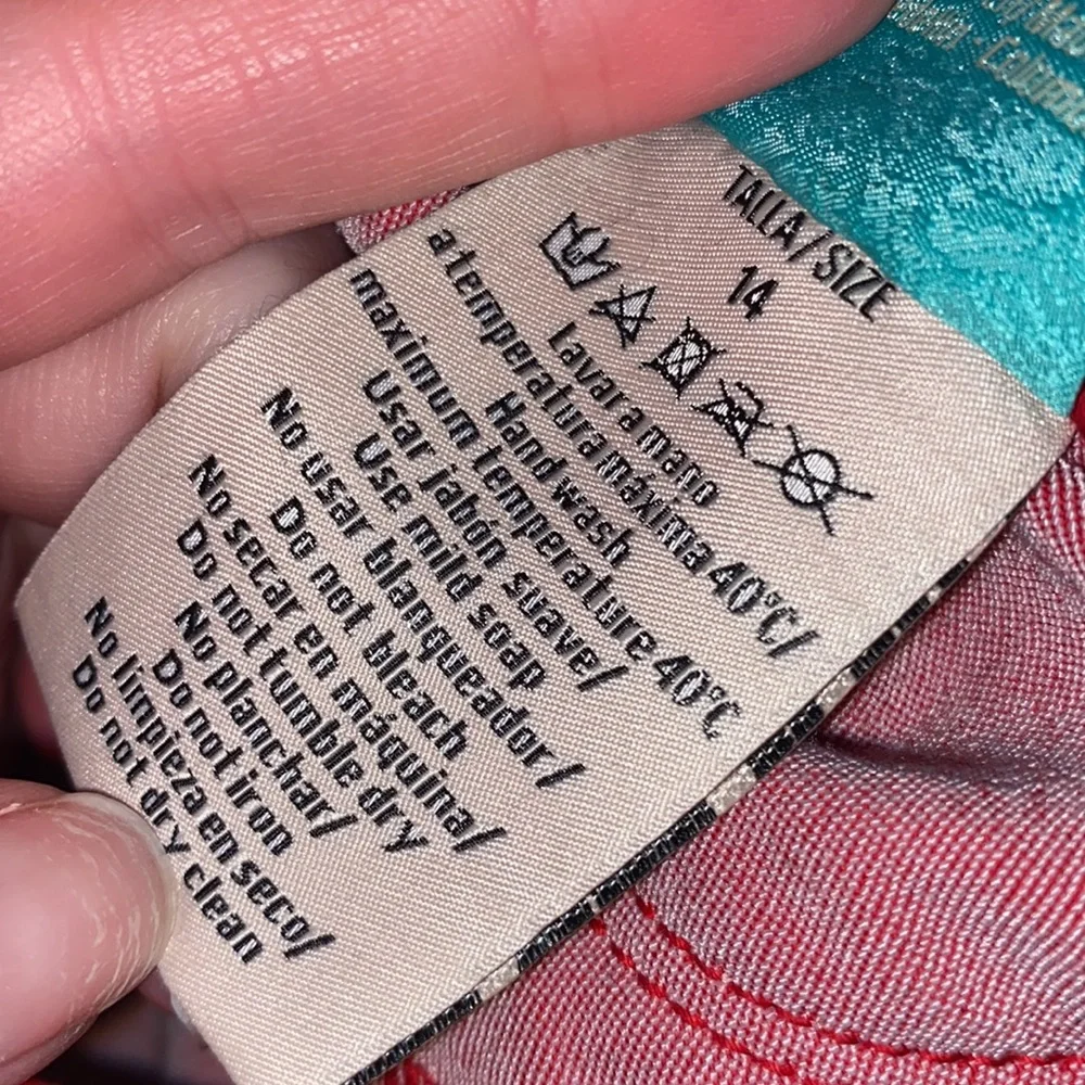 Women’s Lowell red jeans size 14 - Picture 6 of 9